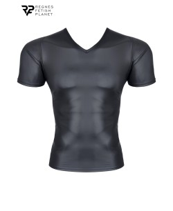 T-shirt wetlook noir - Regnes