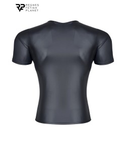 T-shirt wetlook noir - Regnes