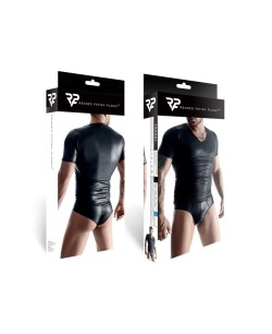 T-shirt wetlook noir - Regnes