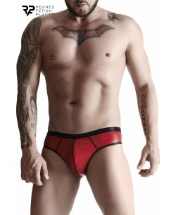 Slip rouge wetlook - Regnes