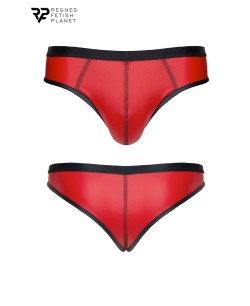 Slip rouge wetlook - Regnes