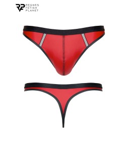 String en wetlook rouge - Regnes