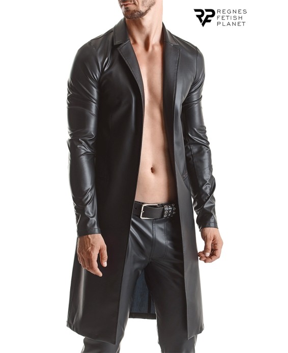 Manteau long wetlook Sergio - Regnes