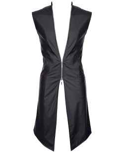 Veste longue sans manche wetlook Marco - Regnes