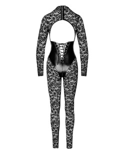 Combinaison corset Enigma F299 dentelle et wetlook